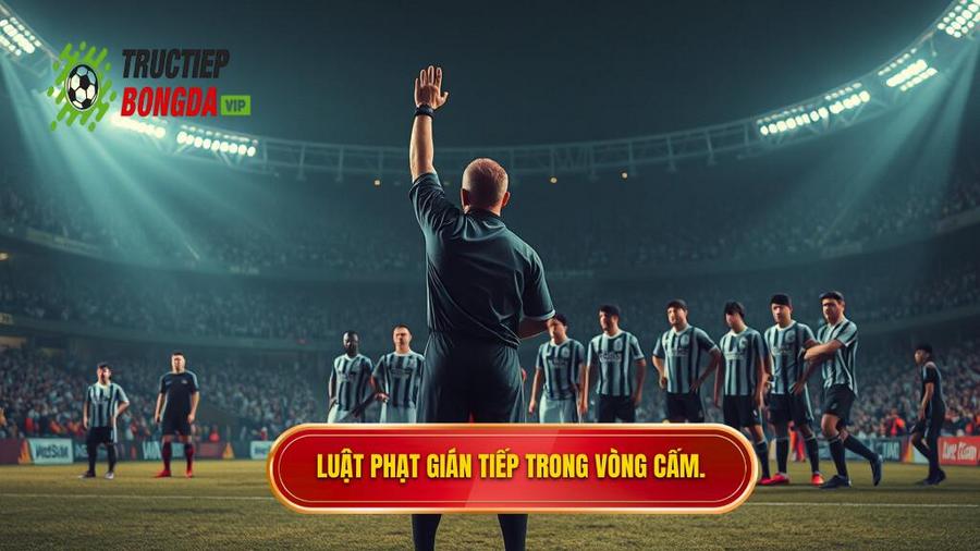 1. Luật phạt gián tiếp trong vòng cấm.