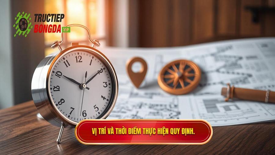 2. Vị trí và thời điểm thực hiện quy định.