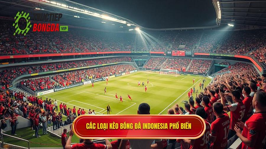 Các loại kèo bóng đá Indonesia phổ biến hiện nay