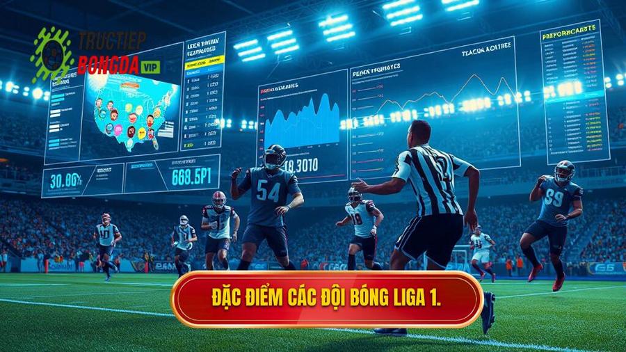 Bảng phân tích đặc điểm các đội bóng hàng đầu tại Liga 1