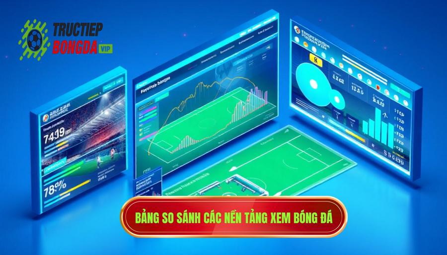 Bảng so sánh các nền tảng xem bóng đá phổ biến