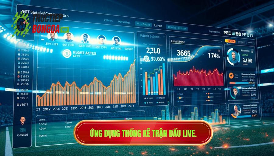 Ứng dụng thống kê trận đấu live trong soi kèo và dự đoán